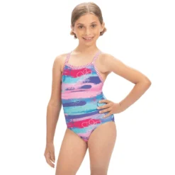 Uglies Girl's Surfs Up Print Keyhole Swimsuit -Swimsuit Store upload5